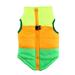 Pet Dog Winter Vest Waterproof Dog Warm Pet Coat Pet Clothes Dog Apparel Pet Supplies for Dog Pet Size S Green Yellow and Orange