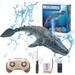Remote Control Dinosaur Toys for Kids 3 4 5 6 7 Mosasaurus Diving Toys RC Boat with Light and Spray Water for Swimming Pool Lake Bathroom Ocean Protector Bath Toys