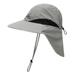 iOPQO Bucket Hats Men Womens Mountaineering Fishing Camouflage Hood Rope Outdoor Shade Foldable Casual Bucket Hat adult hat Beige