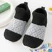 LEEy-world Toddler Shoes Children Shoes Fashion Thick Soled Breathable Sneakers Baby Toddler Shoes Mesh Children Solid Color Shoes Tennis Cat (Black 9.5 Toddler)
