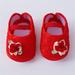 LEEy-world Toddler Shoes Baby Shoes Fashion Soft Sole Toddler Dress Flower Princess Shoes Toddler Shoes Boys Tennis Shoes Size 5 Big Kid (Red 4 )