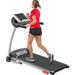 LA famille Folding Treadmill Exercise Running Machine - Electric Motorized Running Exercise Equipment 3 Incline Level with Device Holder & Pulse Sensor Support - Home Gym/Office