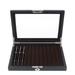 12 Slots Pen Display Box Wooden Pen Collecting Storage Organizing Case with Keys Wood Pen Display Box 12 Slot Pen Collector Storage Organizer Case with Key Black Wood Premium Universal Pen Storage