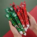 Cheer US 4/8Pcs Christmas Themed Multicolor Ballpoint Pens Office Supplies Retractable Ballpoint Pens Markers