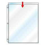 StoreSMART - Photo/Insert Page for 3-Ring Binders - Archival-Safe Plastic - 8 1/2 x 11 Pocket - 25 Pack - VH877-25