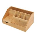 Giyblacko Stackable Desktop Storage Box Box Office Wooden Multifunctional Storage Clutter Desktop Box Desktop Storage Housekeeping & Organizers