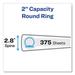 Avery Economy Non-View Binder with Round Rings 3 Rings 2\\ Capacity 11 x 8.5 Blue (3500)