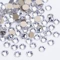 Rhinestones 16 Cut Non Hotfix Flatback Rhinestones for CraftsÃ‚ Glass Nail rhinestones Nail Gems Crystals Rhinestones forÃ‚ Makeup Bags Shoes Decoration DIY(SS30 288pcs Clear)