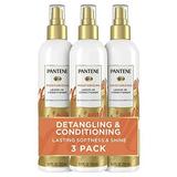 Pantene Conditioning Detangler Spray Nutrient Boost Pro-V Repair and Protect for Damaged Hair 8.5 oz 3 count (Packaging May Vary)