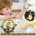 Fnochy Home Indoor Decor Easter Decorations Easter Series Round Decoration 6pcs Home Ornaments