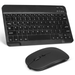 Rechargeable Bluetooth Keyboard and Mouse Combo Ultra Slim Full-Size Keyboard and Mouse for Dell Inspiron 5000 14 2-in-1 Laptop and All Bluetooth Enabled Mac/Tablet/iPad/PC/Laptop - Onyx Black