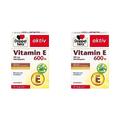 Doppelherz Vitamin E 600 N Weichkapseln – Arzneimittel pflanzlich und hochdosiert – Vitamin E zur Leistungssteigerung – 40 Kapseln (Packung mit 2)