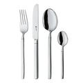 Paul Wirths Bali 5000 Cutlery Set for 6 People, Rustproof, Polished and Dishwasher Safe, Cutlery with Storage Box, Stainless Steel, Silver, Cutlery Set 24 Pieces