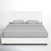 AllModern Ayana Upholstered Low Profile Standard Bed Upholstered in White | King | Wayfair 8A81247DA47E4C59B9375AED5E34E305