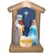 Gemmy Industries Gemmy Christmas Airblown Nativity w/ Archway Scene | 77.95 H x 58.66 W x 37.01 D in | Wayfair 115722X