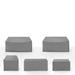 Rebrilliant Furniture Outdoor Water Resistant Conversation Set Cover in Gray | 91.5 H x 175.5 W x 139 D in | Wayfair