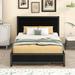 Latitude Run® Adelmira Storage Platform Bed Wood & Metal/Metal in Brown | 42.9 H x 56.4 W x 77.6 D in | Wayfair BBADC3E6398545B3851D974D9F035238