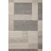 Brown/Gray 138 x 102 x 0.5 in Area Rug - Wade Logan® Burnis Geometric Hand Tufted Wool Area Rug in Dove/Ink Wool | 138 H x 102 W x 0.5 D in | Wayfair