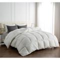 Rosdorf Park Jya 750 Fill Power All Season Down & Feather Blend Comforter Down & Feather Blend/Goose Down, in White | Wayfair
