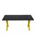 Brayden Studio® Embrulla Rectangular 70.87" L x 35.43" W Wood in Black | 29.92 H x 70.87 W x 35.43 D in | Wayfair 126A0EF30ECA4F1B847D1A76BAC968B2