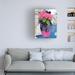 Winston Porter Floral Urban Bouquet 4 On Canvas by Porter Hastings Print Metal in White | 32 H x 24 W x 2 D in | Wayfair