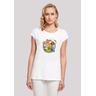"T-Shirt F4NT4STIC ""Disney Die Muppets Kermit der Frosch Fozzie"" Gr. L, weiß Damen Shirts Jersey Print"