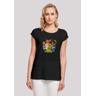 "T-Shirt F4NT4STIC ""Disney Die Muppets Kermit der Frosch Fozzie"" Gr. 3XL, schwarz Damen Shirts Jersey Print"