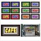 DC110021 Cafe Open Restaurant Shop Bar Coffee Display LED Night Light Neon Sign Dual Color