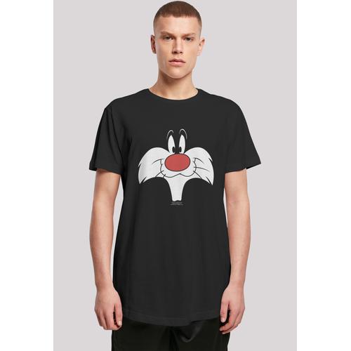 „T-Shirt F4NT4STIC „“Looney Tunes Sylvester Big““ Gr. S, schwarz Herren Shirts T-Shirts Print“