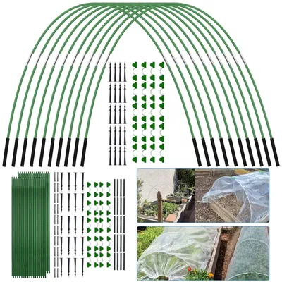 Cerceaux de jardin pour serre Protection contre les cultures longs cerceaux de jardin sans