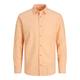 JACK&JONES Men's JJESUMMER Shirt L/S S23 SN Hemd, Pumpkin/Fit:Slim FIT, L