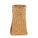 Woven Flower Basket Decoration Flower Sea Grass Basket Handmade Flower Vase (Yellow)