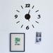 3D DIY Roman Numbers Acrylic Mirror Wall Sticker Clock Home Decor Mural