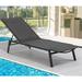 AECOJOY Outdoor Aluminum Adjustable Chaise Lounge Chair