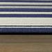 Balta Antonin Striped Indoor/Outdoor Area Rug Blue 7 10 x 10 8 x 10 Runner Rectangle