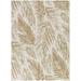 Balta Lascelles Modern Botanical Indoor/Outdoor Area Rug 5 3 x 7 - Tan