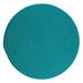 Porch & Den Oakland Reversible Indoor/ Outdoor Area Rug Turquoise 7 x 7 Round N/A Solid 8 Round Accent Outdoor Indoor Kitchen Living Room