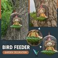 marioyuzhang Float Resin Garden Flower Feeder Bird Outdoor Decoration Sculptures Angel Patio & Garden