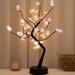 RELAX Cherry Blossom Tree Light 20 Inch 36 LED Tree Light USB or Battery Powered Artificial Tree Lamp with USB Bonsai Tree Light for Party Home Christmas Night Light Decoration