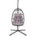 Direct Wicker Patio Wicker Hanging Chair Swing Chair UV Resistant Aluminum frame