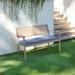 Humble and Haute Humble + Haute Indoor/Outdoor Solid Corded Bench Cushion Pool - 45 x 19 x 2 Bench Cushion Corded