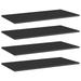 moobody 4 Piece Bookshelf Boards Engineered Wood Replacement Panels Display Stand Shelves for Bookcase Storage Cabinet Shelf Unit 31.5 x 15.7 x 0.6 Inches (W x D x H)