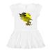 Inktastic Roaring Tyrannosaurus Rex Witch on Halloween Girls Toddler Dress