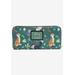 Women's Loungefly X Disney Women'S Princess Sidekicks Zip Around Wallet by Loungefly in Green