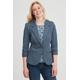 Kurzblazer FRANSA "Fransa Zablazer 1 Blazer" Gr. l, blau (bering sea) Damen Blazer