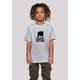 T-Shirt F4NT4STIC "DC Comics Batman Always Be Yourself" Gr. 134/140, grau (heather grey) Mädchen Shirts T-Shirts