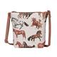 Signare Tapestry Small Crossbody Bag Sling Bag for Women with Animal and Pet Designs (Running Horse, Sling-RHOR)