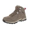Wanderschuh JACK WOLFSKIN "SUNSET HIKE TEXAPORE MID W", Gr. 41, grau (sand), Leder, Textil, sportlich, Schuhe, Wasserdicht, Topseller