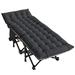 DreamDwell Home Portable Folding Heavy Duty Camping Cots Sleeping Cot w/ Carry Bag & 3" Mattress 900 LBS in Black | 14 H x 75 W x 29 D in | Wayfair