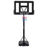 gaomon Adjustable Height 54" W Plastic Portable Full-Size Basketball Hoop Plastic in Black | 44 H x 54 W in | Wayfair gsy-PTO_0YL9FEC8